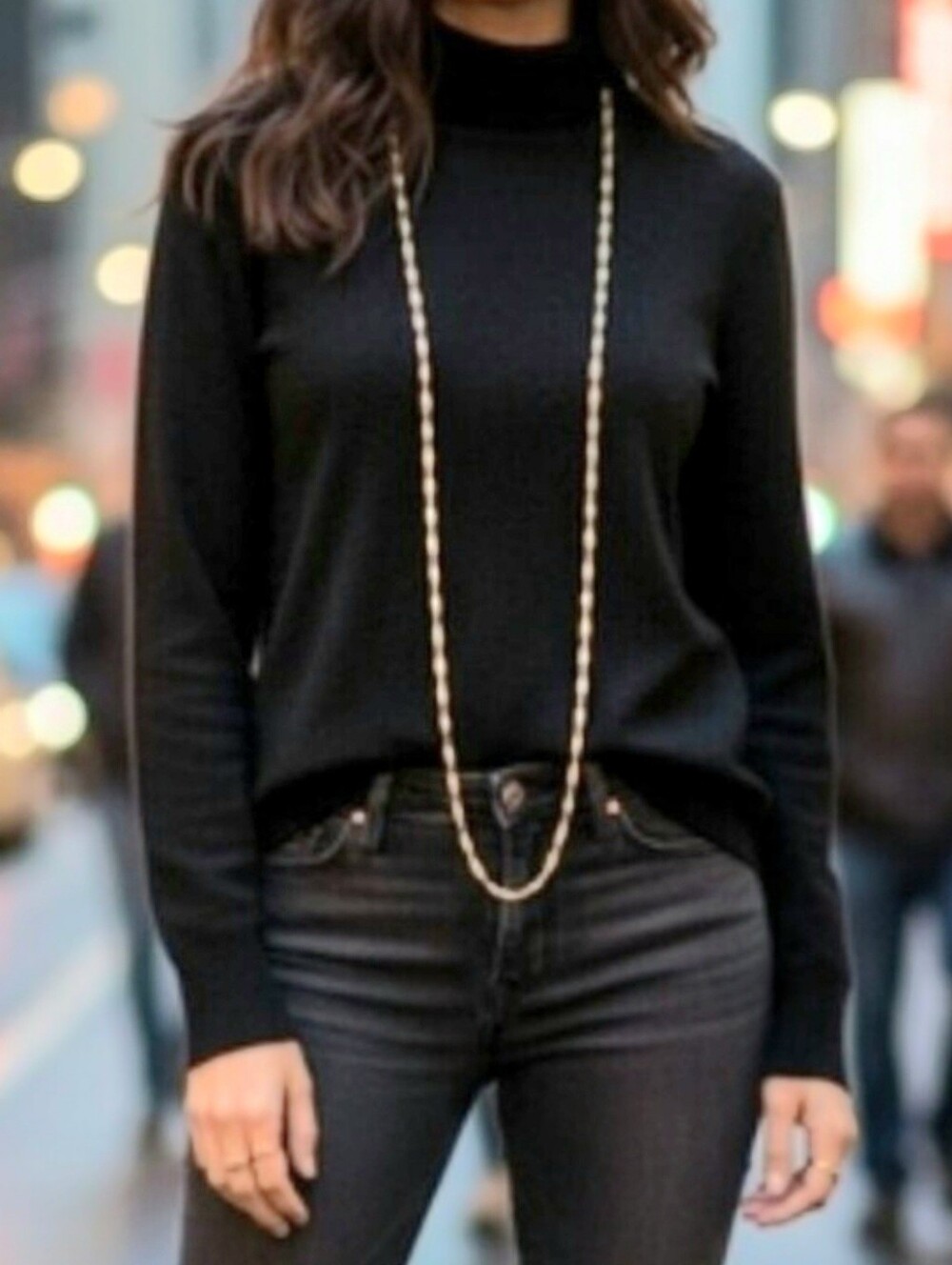 Vintage D'Orlan 22k Triple Plated Gold- 52 Inch Necklace.